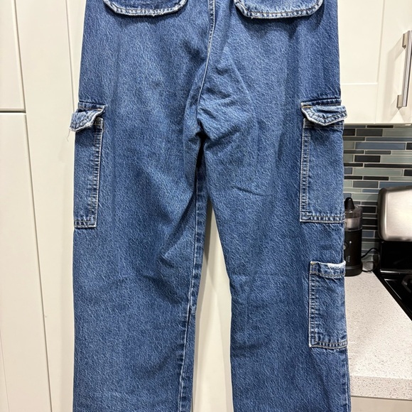 Zara high waisted Cargo Jeans - Picture 5 of 6